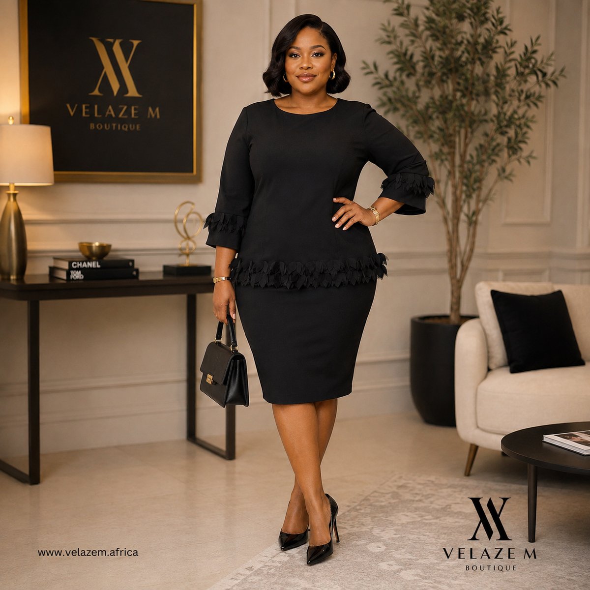 The Black Grace Dress