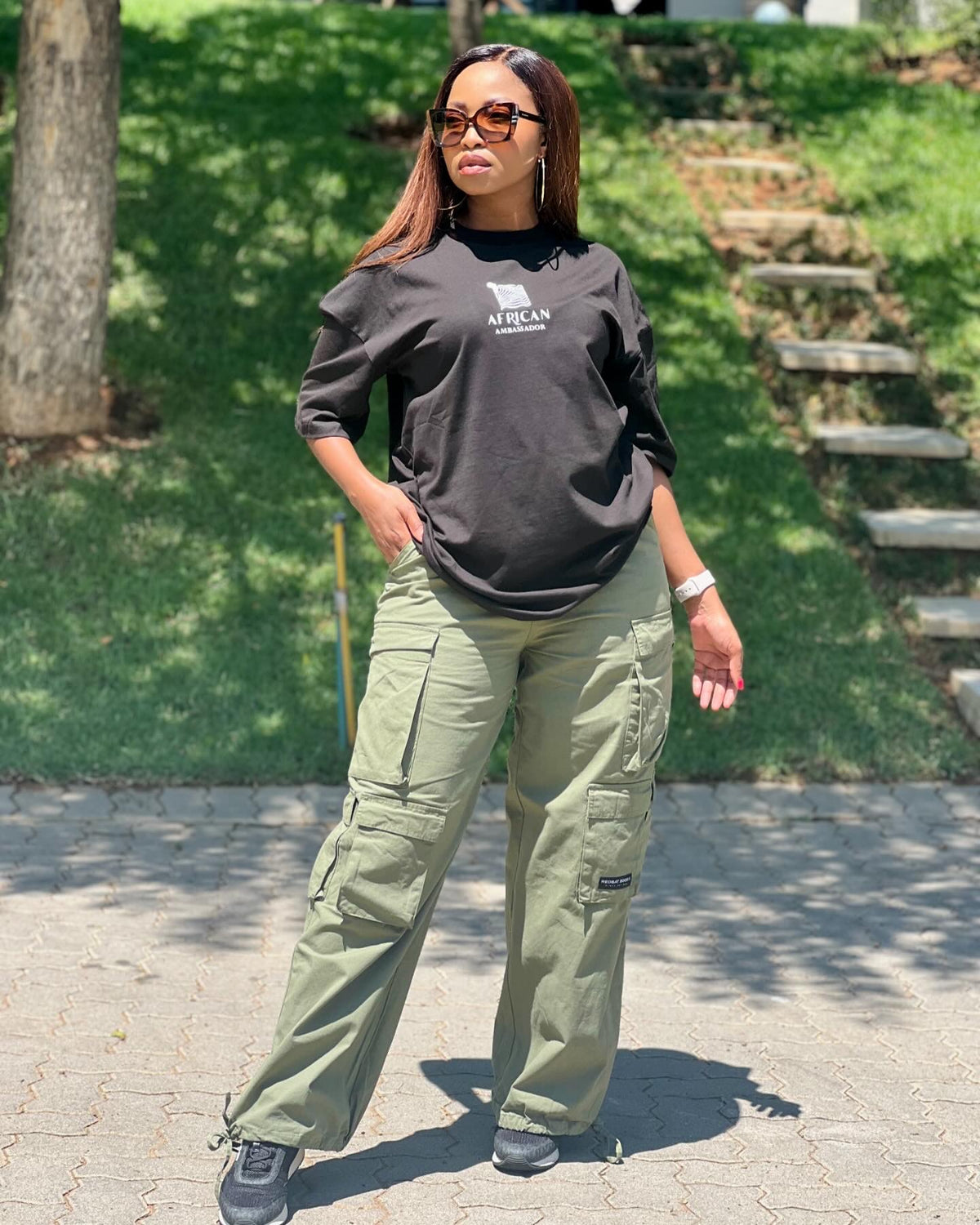 Short sleeve oversized T-shirt
