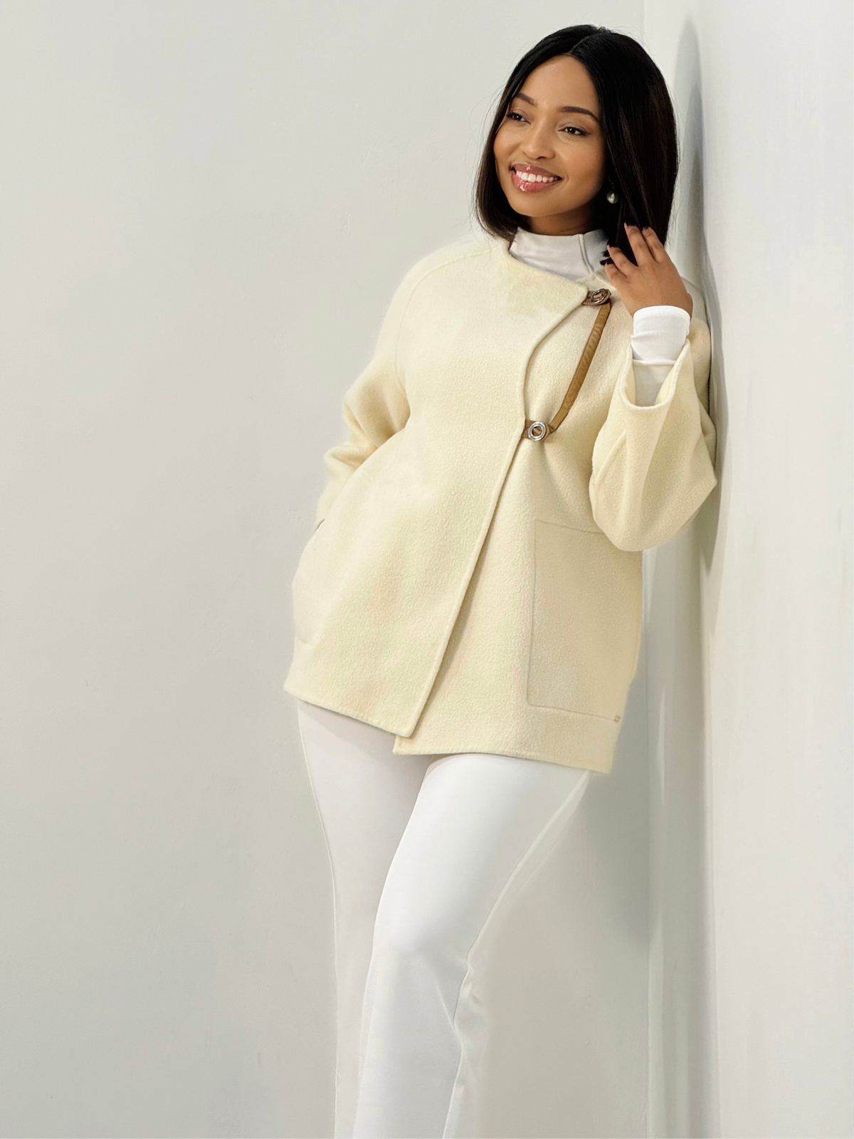 Adore Cashmere Cream Coat