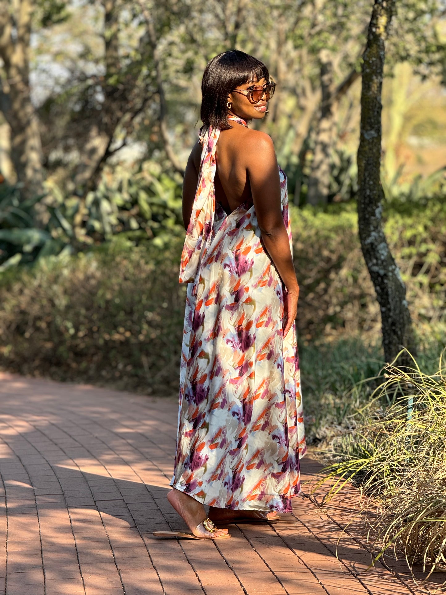 Halter Neck Maxi Dress