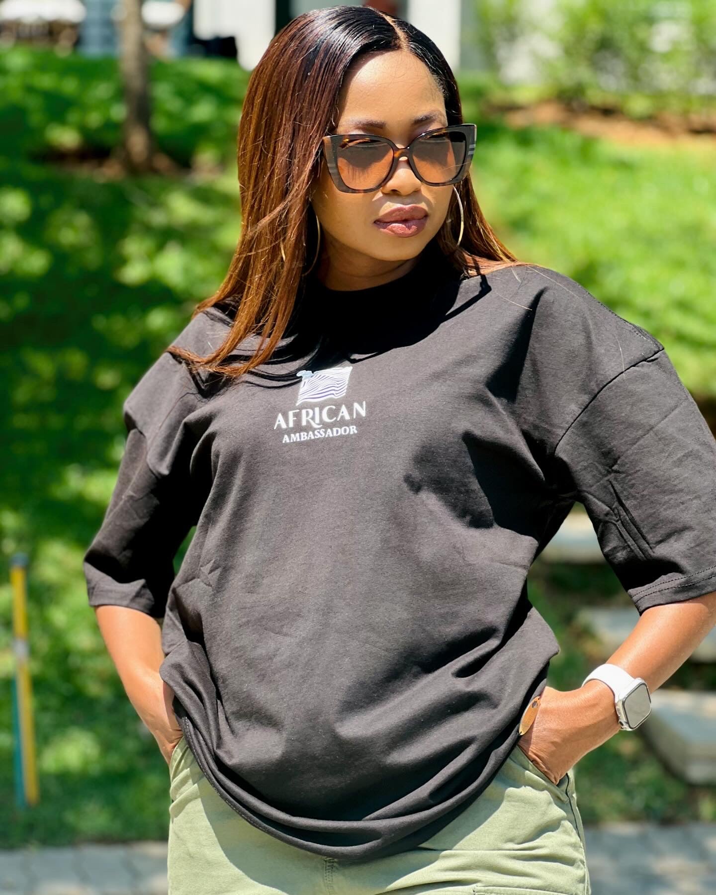 Short sleeve oversized T-shirt