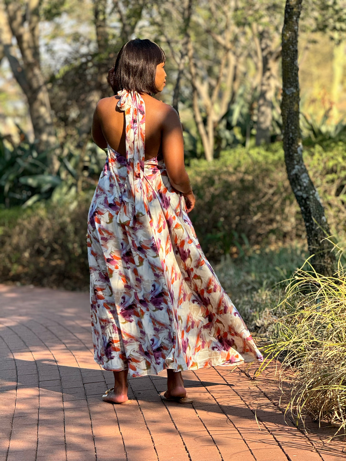 Halter Neck Maxi Dress