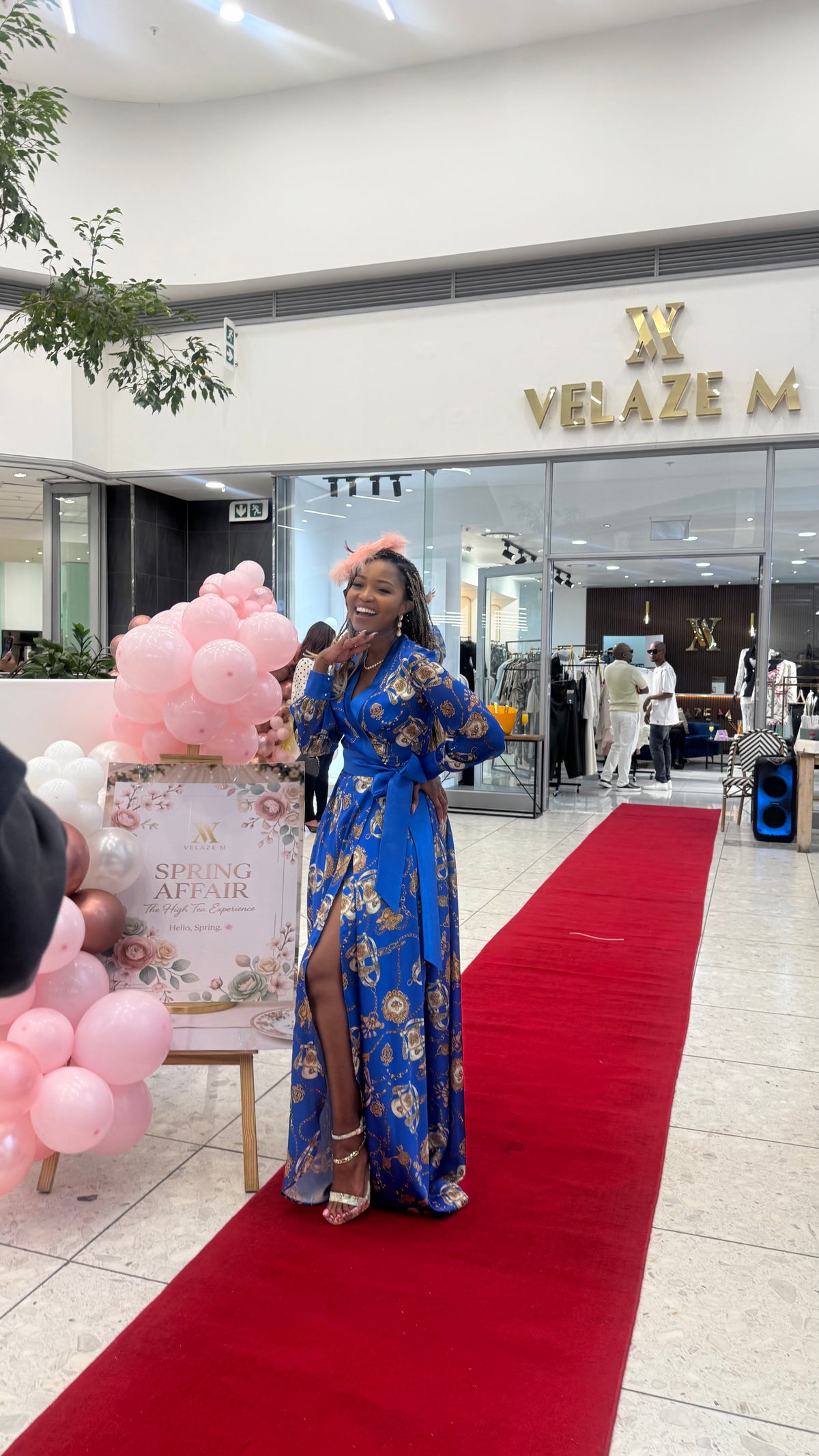 VELAZE M Maxi wrap dress