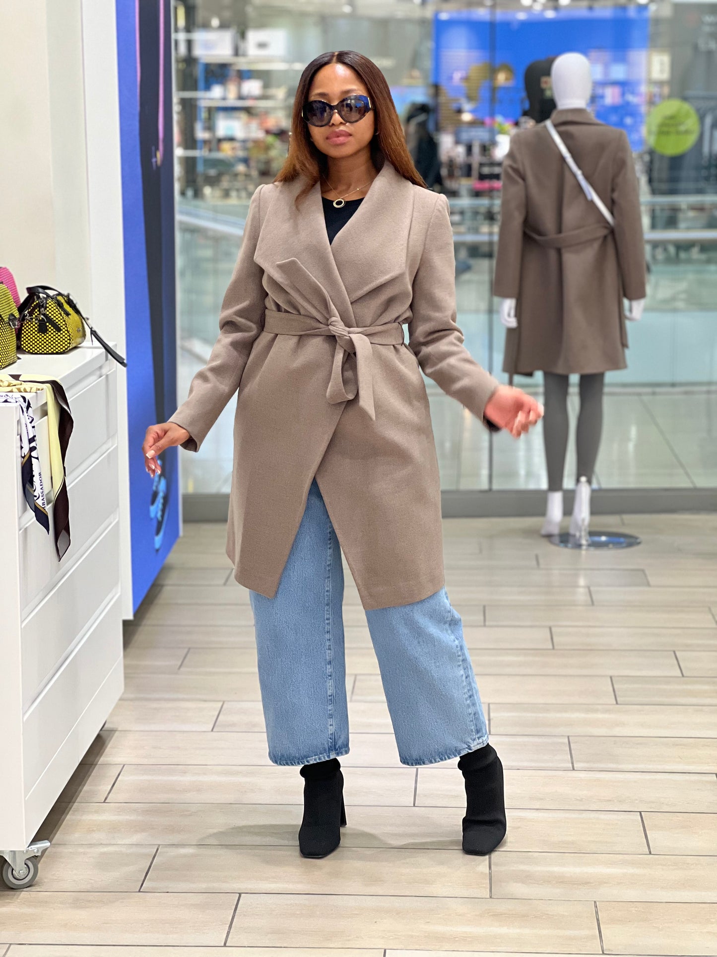 Cashmere Knee Length Coat