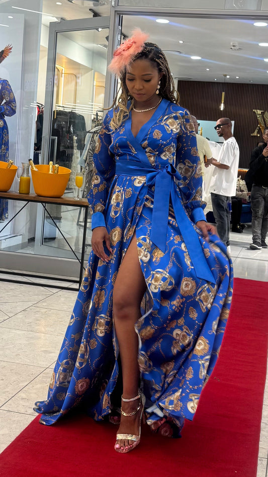 VELAZE M Maxi wrap dress