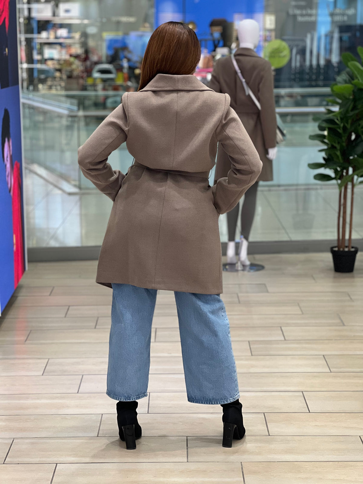 Cashmere Knee Length Coat