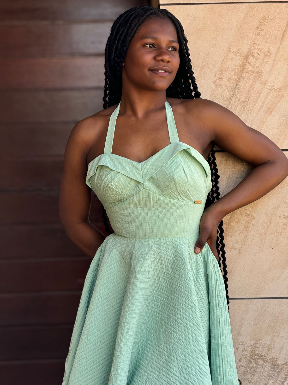 Green Sweetheart Mini Flare