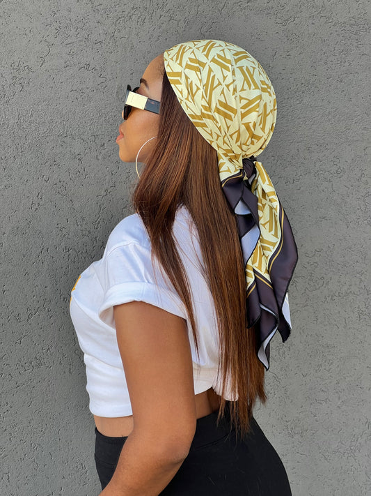AA Armani Satin Head Scarf 90cm