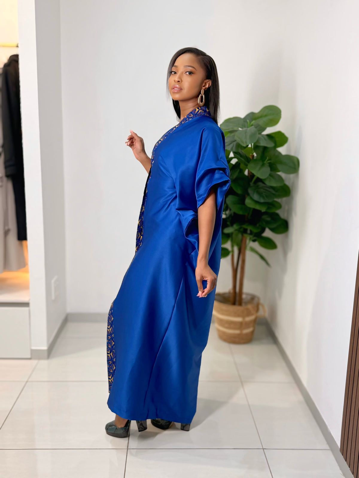 3-piece Royal Blue Shweshwe Set